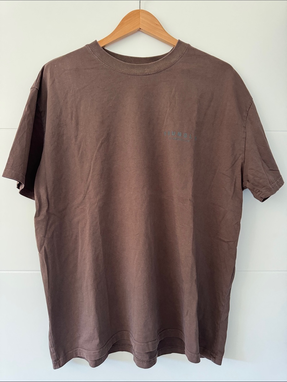 Youngla Immortal Club Tee (Brown Wash) Graphic Short Sleeve